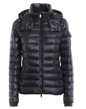 Moncler Ladies Bleu Padded Jacket in Dark Blue