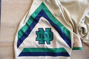 $85 RARE UA Mens L New Notre Dame College Basketball Shorts Long Authentic Sport - Picture 1 of 13
