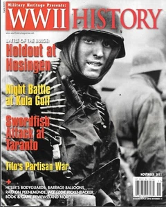 WWII History Nov.2011 Hosingen Battle Of The Bulge Kula Gulf Tito's Partisan War - Picture 1 of 12