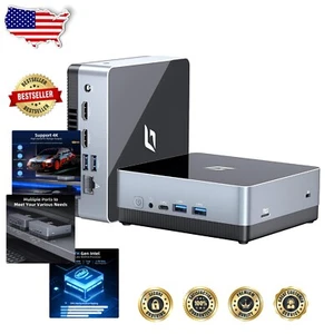 Compact Intel N5095A Mini PC – 8GB RAM, 256GB SSD, WiFi, Perfect for Home Office - Picture 1 of 11