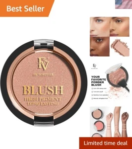 Lightweight & Blendable Nude Shimmer Blush - Cruelty-Free Glamour in a 0.17 OZ - Picture 1 of 9