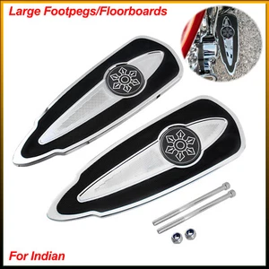 1 Pair Large Rider Floorboards / Footboards - For Indian Challenger, Roadmaster - Picture 1 of 21
