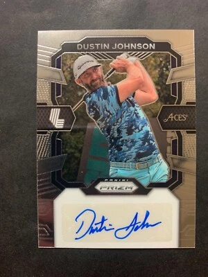 Dustin Johnson 2024 Panini Prizm LIV Golf Base Autograph #SIG-DJO - Image 1 of 2