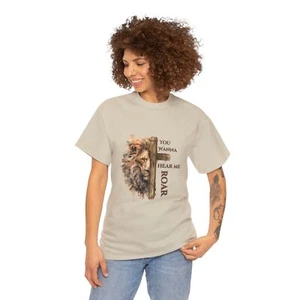 Women Power Shirt: 'You Wanna Hear Me Roar" Feminist T-shirt - Picture 1 of 21