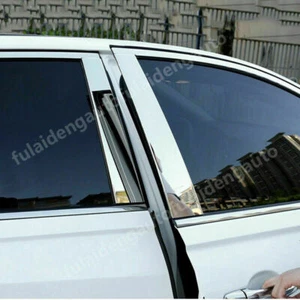6x Stainless Window Center Pillar Post Cover Trim For Nissan Teana Altima 19-22 - Picture 1 of 7