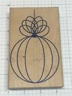 Wood Mounted Rubber Stamp  Large Hanging Ornament   ..... Nice .....Lot  51