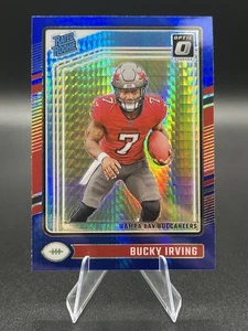 2024 Panini Donruss Optic - Rated Rookie Bucky Irving #216 Blue Hyper Prizm (RC) - Picture 1 of 2