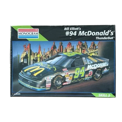 Monogram Bill Elliot #94 McDonald's Thunderbat Kit # 2469 Sealed NOS Vintage - Image 1 of 4