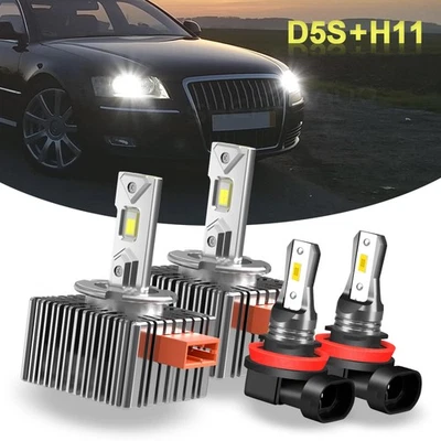 Combo LED Headlights High Low Beam Fog Bulbs For GMC TERRAIN 2018 2019 2020 2021 - Image 1 of 4