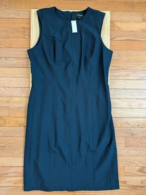 Nuevo con etiquetas orig$110 ver medidas talla 14 Banana Republic vestido recto azul marino oscuro Foto 1 de 4