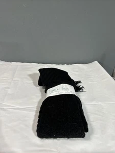 GRACE & LACE ALPINE THIGH HIGH BLACK BOOT SOCKS NEW WITH TAGS Z - Picture 1 of 6