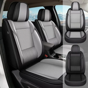 Car Seat Covers For Ford Fusion 2010-2020 PU Leather Cushion (2/5 Seats) - Picture 1 of 25