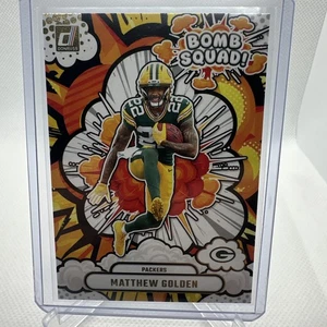 2025 Panini Donruss Matthew Golden Bomb Squad Rookie Card (RC) Green Bay Packers - Bild 1 von 2