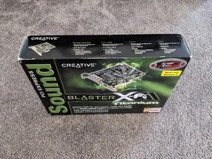 Creative Sound Blaster X-Fi Titanium PCIe Sound Card SB0880 BOXED RETRO WINXP - Afbeelding 1 van 5