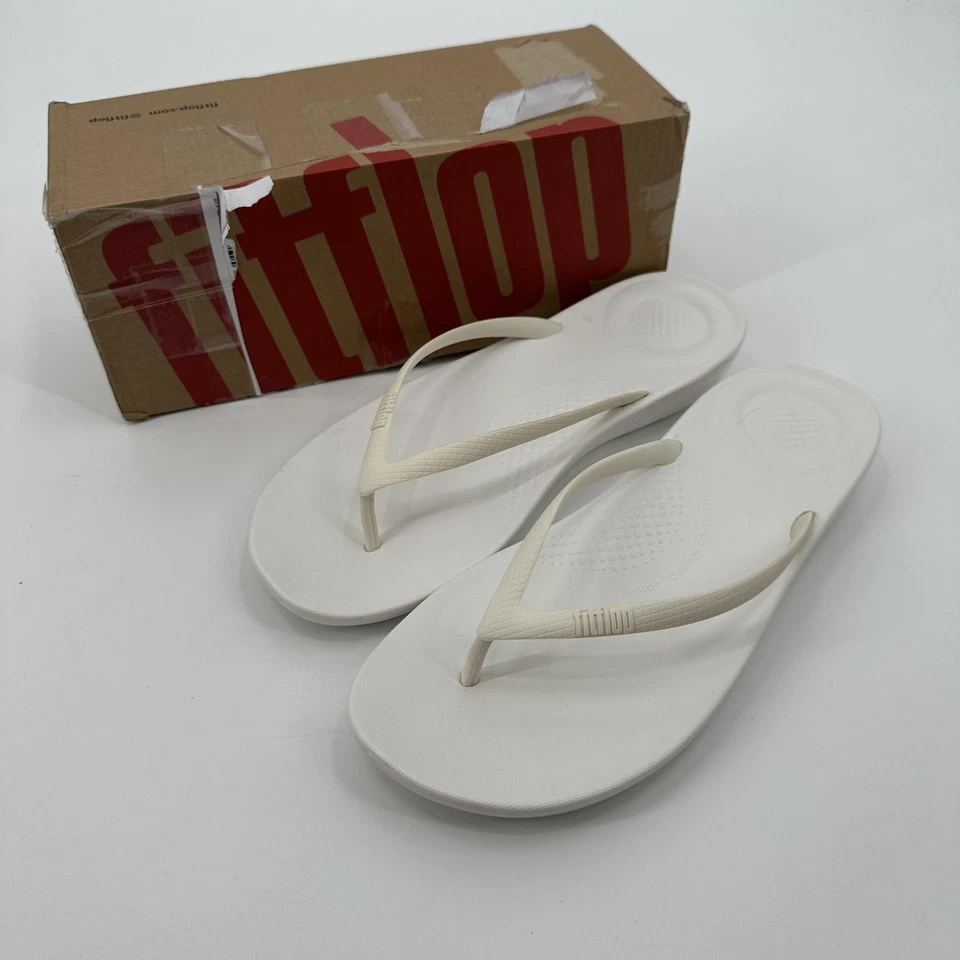 Chanclas ergonómicas FitFlop iQushion zapatos para mujer talla 9 urbanas E54-194-070 Foto 1 de 4