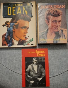 James Dean Book Bundle (2 Biographies + The Film's Of James Dean) Rare Vintage - Picture 1 of 8