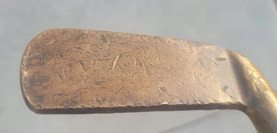 Antique Vtg 1899 Macgregor Willie Dunn New York Hickory Wood Shaft Golf Putter - Image 1 of 4