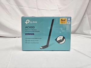 NEW TP-Link Wi-Fi Wireless Dual Band USB Adapter AC600Mbps Archer T2U Plus - Picture 1 of 3