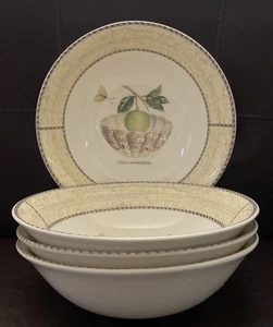 Set of 4 Wedgwood SARAH’S GARDEN Soup/Pasta/Cereal Bowls 6 3/4” England - Picture 1 of 9