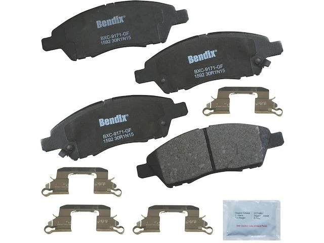 Juego de pastillas de freno delanteras Bendix 48FH79P para Nissan Versa Note 2014-2019 Foto 1 de 1