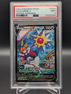 Starmie V TG13/TG30 Swsh10: Astral Radiance Trainer Gallery PSA 9 Mint - Image 1 of 2