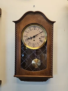 Orologio da parete vintage decoro made in Germany 1977 funzionante - Foto 1 di 6