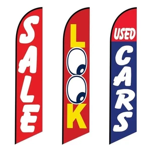 3 Swooper Federfahnen SALE, LOOK und GEBRAUCHTWAGEN - für Autohaus... - Bild 1 von 1