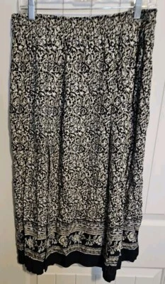 Falda Liz Baker PL/27 pulgadas cintura floral Foto 1 de 4