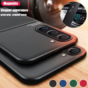 Magnetic Case For Samsung S25 Ultra S24 S23 S22 S21 Plus Shockproof Rubber Cover - Picture 1 of 16