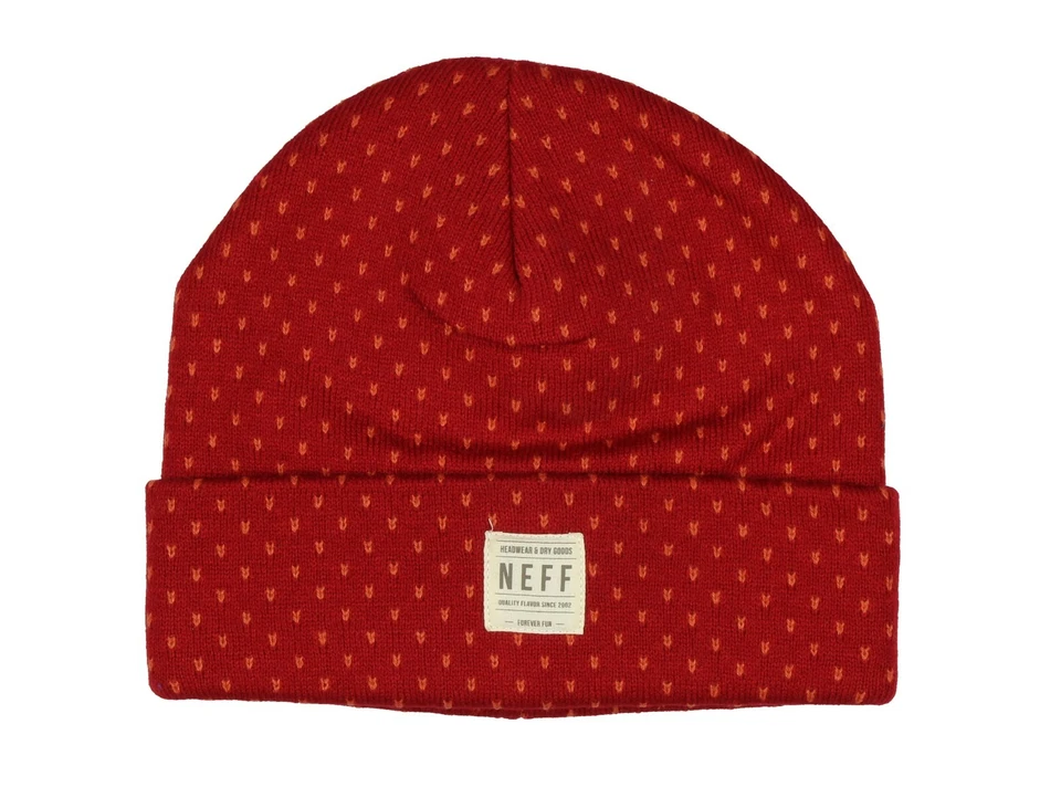 NEFF Women's Phoebe Maroon Beanie Hat Winter Head Wear One Size Fits All - Image 1 of 1