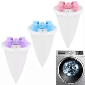 Floating Pet Hair Catcher Laundry Lint Hair Remover Filter For Washing Machine - Picture 1 of 12