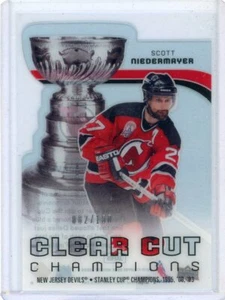 SCOTT NIEDERMAYER 2010-11 UPPER DECK HOCKEY #CCC-SN "CLEAR CUT CHAMPIONS" 82/100 - Picture 1 of 2