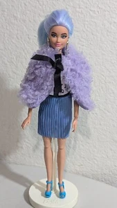Barbie Extra XTRA Long Blue Hair Doll C346G - Picture 1 of 7