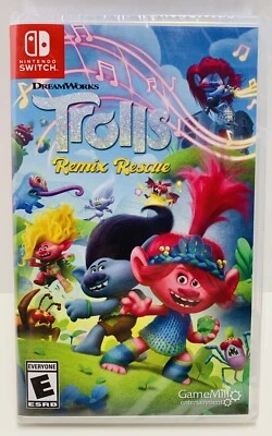 Dreamworks Trolls Remix Rescue - Nintendo Switch Nuevo Sellado de Fábrica Versión EE. UU. Foto 1 de 4