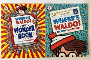 Where's Waldo? Books 1 & 5 by Martin Handford, 2 Large Paperbacks - Picture 1 of 6