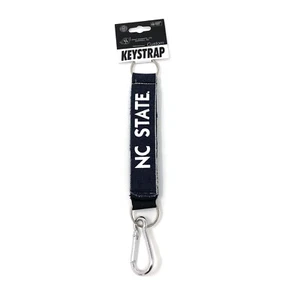 NC State North Carolina University Keychain Denim Wrist Strap Spirit Products - Picture 1 of 4