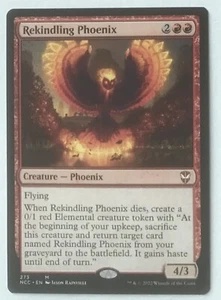 REKINDLING PHOENIX Streets of New Capenna Commander MTG Magic - Picture 1 of 1