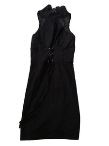 INTIMATELY FREE PEOPLE BLACK CORSET SLIP BODYCON DRESS - XS Brand New RRP£68 - Picture 1 of 6