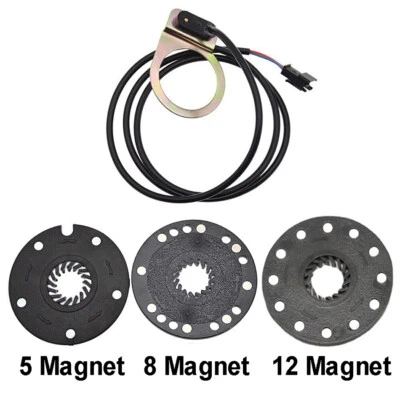 MARKENLOS Bicicleta Eléctrica Pedal Asistente Sensor 5/8/12 Imán PAS Sistema E-Bike SM-3A Nuevo