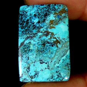 19.15Cts.100%Natural Designer Azurite Shattuckite Cushion Cab 17x25x5mm Top Gems - Picture 1 of 5