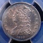 1838 CAPPED BUST QUARTER PCGS MS 62 VERY CLEAN LUSTROUS ORIGINAL AND WELL STRUCK