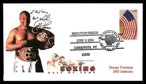 MINT US 2003 New York George Foreman Boxing Hall of Fame Canastota Cove - Picture 1 of 2