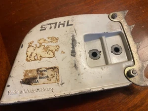 GREAT USED Stihl 031 Chainsaw Clutch Cover 1113 648 0401 W/DAWG FREE SHIPPING - Picture 1 of 3