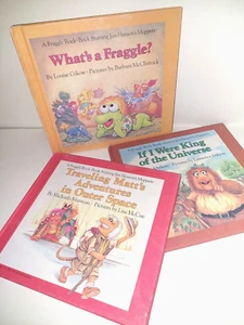 Vintage FRAGGLE ROCK Weekly Reader Book Lot (3) Jim Henson Muppets (1984) HC - Picture 1 of 9