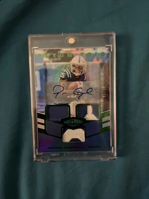 PARRIS CAMPBELL 2019 PANINI PLATES & PATCHES 2 CLR triple PATCH AUTO RC 01/35!! - Image 1 of 3