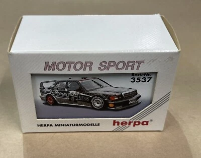 Nuevo en caja Herpa Alemania Motor Sport #3537 Mercedes AMG 190 coche de rally de carreras escala 1:87 Foto 1 de 3