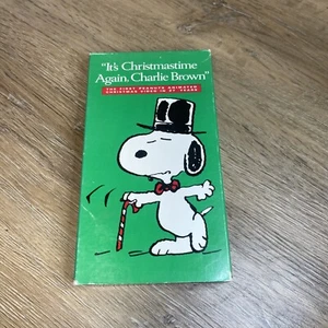 Its Christmastime Again Charlie Brown VHS Snoopy Peanuts 1992 SHELL GAS Video - Picture 1 of 6