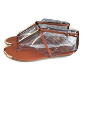 Sandalias de tanga Dolce Vita para mujer talla 11 coñac Stella Foto 1 de 3