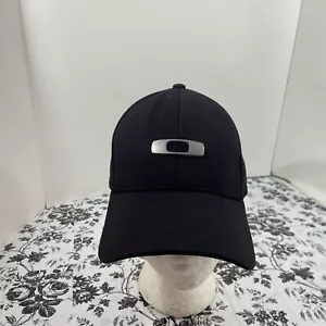 Oakley Metal Gascan Hat Uomo A-Flex Elasticizzato Fit Berretto da Baseball Casual Nero Taglia S/M - Foto 1 di 9