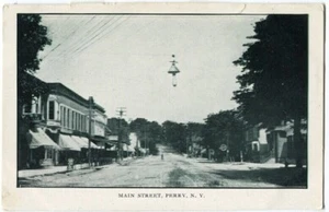 Main Street Perry New York NY Vintage Postcard 81812 OS - Picture 1 of 2
